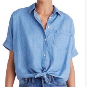 Madewell- Chambray Button-up Top